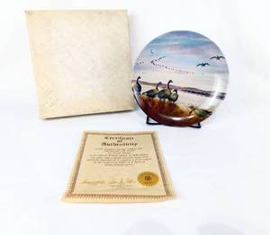 Vintage 1982 Moment of Rest by David Maass Numbered Collectible Plate