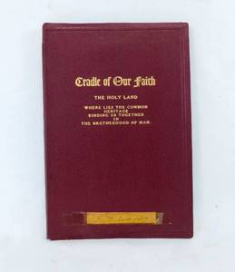 1954 Cradle of Our Faith - The Holy Land Book by John Trever