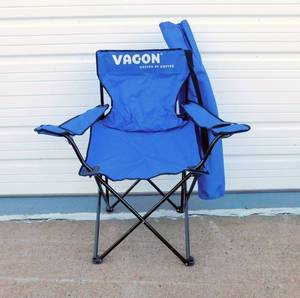 Vacon Folding Camp Chair with Bag Rated to 300 Pounds