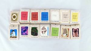Lot of 29 Vintage 8 - 2 Table Tallies for Bridge