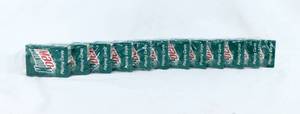 Lot of 12 Mountain Dew Playing Card Decks on Hanging Strip