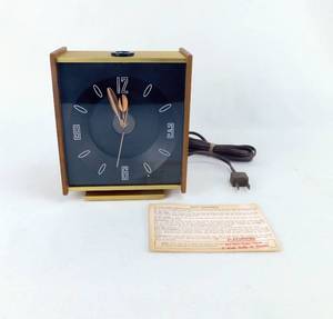 Vintage MCM High Time Ceiling Clock by Stancraft