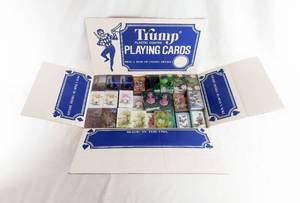 Vintage Trump Store Display Includes 179 Playing Card Decks