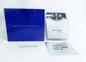 Vintage Indoor Redi-View Wall Thermometer in Gift Box and Salesman Sample Box
