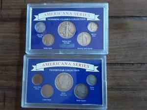 lot 47 image: 2-Sets Of Americana Coins From 1900s & 1930s