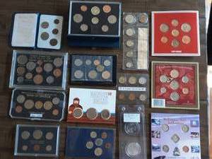lot 54 image: Collection Of Foreign Sets World Wide Slabbed Coins