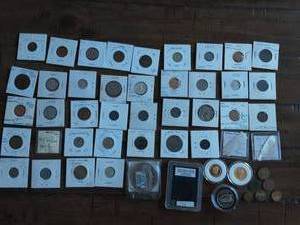 lot 55 image: Collection Of Foreign Sets World Wide Slabbed Coins