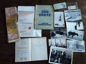 lot 64 image: Vintage Photo Post Cards, Vintage Maps (Italy & France), Book Of Vintage Autographs