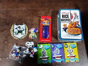 lot 24 image: Lot Of Collectibles-Peanuts, Disney, Rice Krispies & More
