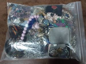 lot 70 image: 2-Gallon Bag Of Bulk Jewelry