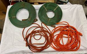 lot 167 image: 2 Soaker Hoses & 2 Extension Cords