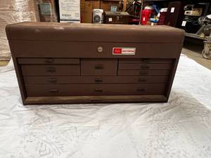 lot 61 image: Sears Craftman Tool Box & all Contents