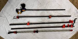 lot 89 image: Large Wood Clamps