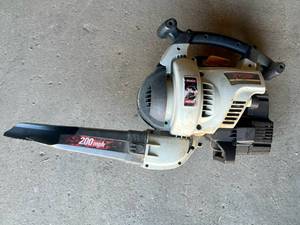 lot 203 image: Ryobi Gas Blower Vac 320BVr