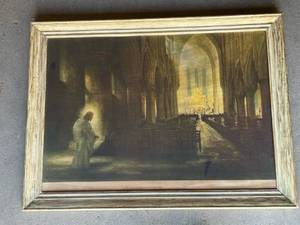 lot 210 image: THE PRESENCE  Framed Canvas