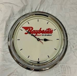 lot 2 image: Chrome Baybestos Wall Clock