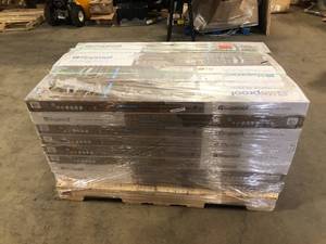 lot 1 image: 32 Boxes of Lifeproof American Canyon Oak 14 mm T x 7.6 in. W Waterproof Laminate Wood Flooring (425.24 sqftpallet) Customer Returns See Pictures