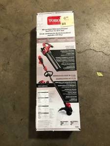 lot 5 image: Toro 60V MAX 2-Tool Combo Kit 100 mph Leaf Blower & 13 in. String Trimmer with 2.0Ah Battery Customer Returns See Pictures
