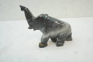 lot 21 image: Carved Stone Marble Shape Like and Elephant
