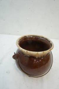 lot 37 image: Stoneware Pot With Handle