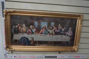 lot 133 image: Framed Picture of The Last Supper