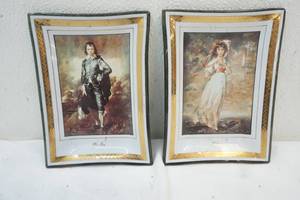 lot 156 image: 2 Vintage Small Ceramic Trays