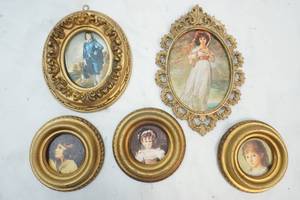 lot 157 image: 5 Small Art Pictures