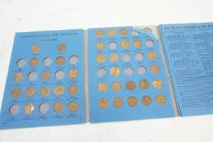 lot 196 image: Lincoln Memorial Cent Collection Starting 1959 (missing Coins)