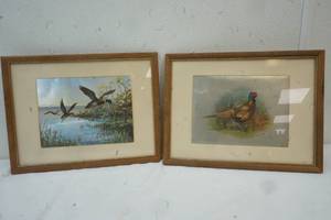 lot 218 image: 2 Bird Pictures