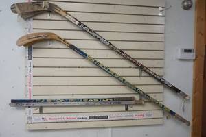 lot 295 image: Variety of Hockey Sticks