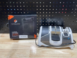 Flashing Chime Receiver and Knife Sharpener