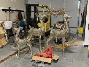 Reindeer Family from Costco