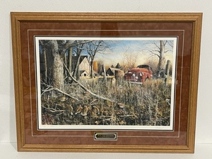 Framed Wildlife Back Forty Bobwhites by Jim Hansel