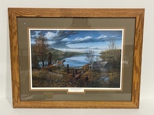 Framed Wildlife Print Autumn Treasures by Greg Benson