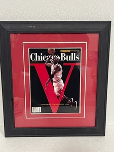 Framed Michael Jordan Championship Commemorative Issue