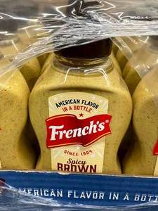 lot 68 image: Frenchs Spicy Brown Mustard 12 bottles Best By 06122023