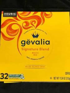 lot 84 image: Gevalia Coffee K Cups 2 boxes 32 each Best By 04252023