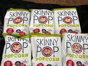 lot 188 image: Skinny Popcorn 6 bags Best By 09142023