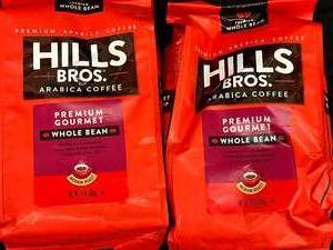 lot 250 image: Hills Brothers whole bean 2 large bags Best By 05162024