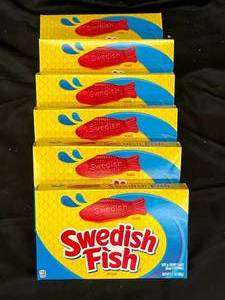 lot 372 image: Sweedish Fish 6 boxes Best By 11252023