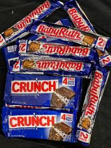 lot 383 image: Baby Ruth and Cruch Bundle large bars