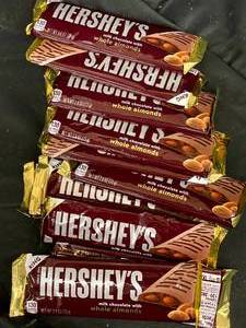 lot 467 image: Hersheys Almond bars