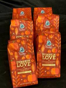 lot 529 image: Special Caribou Pumpkin ground coffee 6 Bags Best By 03022024