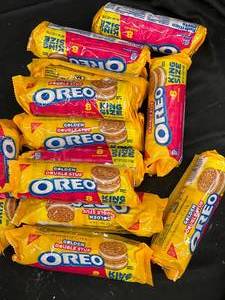lot 699 image: Golden Double Stuff Oreos Best By 09272023