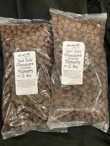 lot 266 image: Sea Salt Chocolate Peanuts 4 pounds Best By 05022024