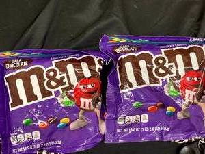 lot 273 image: M&ampMs Dark Chocolate 2 X 18oz bags Best By 012024