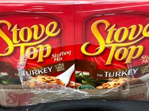 lot 109 image: Stove Top Turkey Stuffing 12 Boxes Best By 01022023
