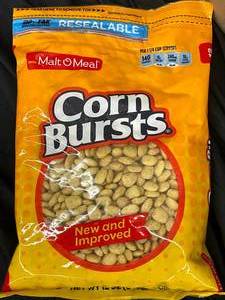 lot 280 image: Corn Burst cereal 10 Bags Best By 03282023