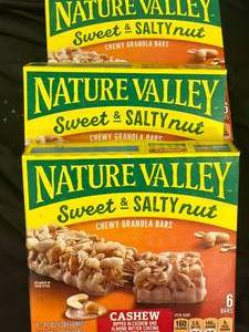 lot 149 image: Cashew Granola Bars 3 boxes Best By 03212024