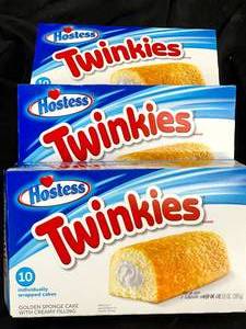 lot 195 image: Twinkie 3 boxes Best By 02092024